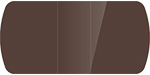 Стол обеденный Бостон-2 на опоре брифинг-хром цвет столешницы с фотопечатью шоколад глянец