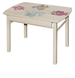 Детский стол для малышей с ящиком